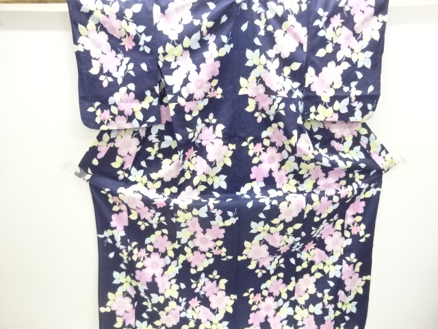 JAPANESE KIMONO / YUKATA / COTTON / SAKURA